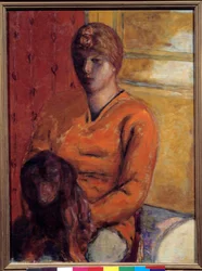 La donna con il cane