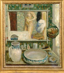 Il lavabo (dipinto su tela)