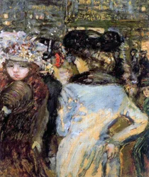 Due donne, Place Clichy, Parigi, 1905