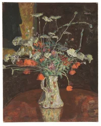 Fiori di campo, ombrelle e papaveri, 1912 circa (olio su tela)