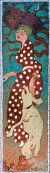 Donna in un vestito bianco a pois, 1891