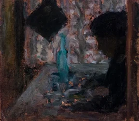 Donna in un interno, 1895 circa (olio su cartone)