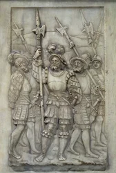 Alabardieri (dettaglio)