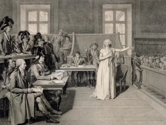Maria Antonietta (1755-93) di Asburgo-Lorena, giudicata dal Tribunale Rivoluzionario, 16 ottobre 1793