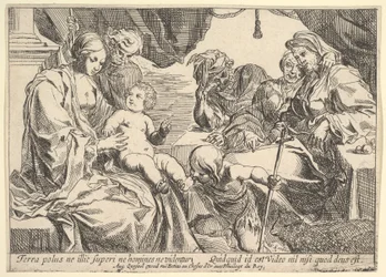 Sacra Famiglia con santi