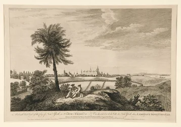 Vista sud-est della città di New York, in Nord America