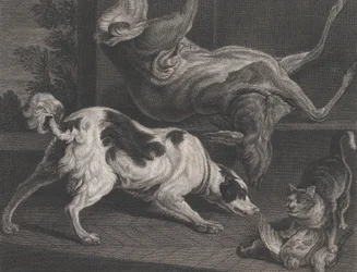 Cani e natura morta, 1778