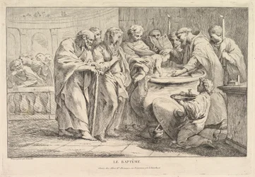 Il battesimo, ca. 1734