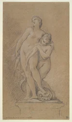 Venere sostenuta da una Nereide