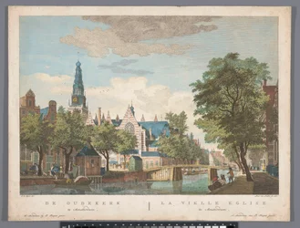 Veduta della Oude Kerk ad Amsterdam