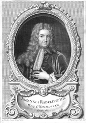 John Radcliffe, medico inglese, 1747