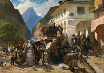 Dogana al Sempione, 1880