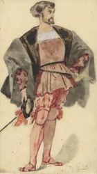 Studio di costume di un nobile del tempo di Francesco I