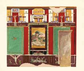 Sala da pranzo nella Casa di Orfeo, Pompei