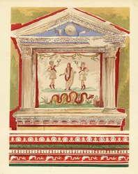 Larario domestico nella Casa dei Vettii, Pompei