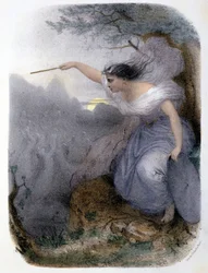 La Fée Willis - in "Les femmes mythologiques", di Mery e Foelix, ill. di G. Staal, ed. da Gouet