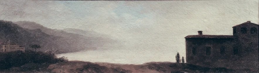Lago di Nemi sotto la pioggia