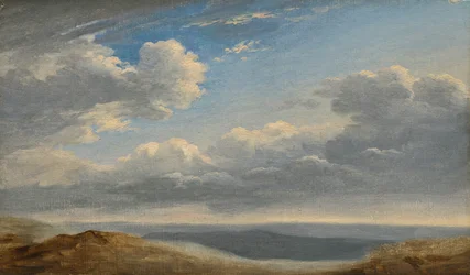 Studio di nuvole sulla campagna romana c.1782-85