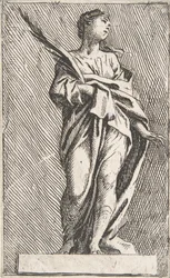 Figura femminile in piedi, ca. 1739-40