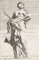 Figura femminile in piedi, ca. 1739-40
