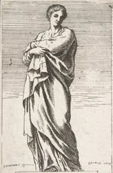 Figura femminile in piedi