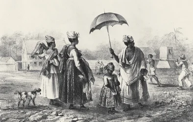 Mercanti di schiavi con bambini, da 