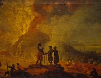Eruzione del Vesuvio (dettaglio)
