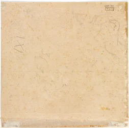 Schizzo di una mano (verso)