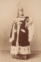 [La Contessa in Mantello di Ermellino], 1860s