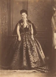 La robe de moiré, 1860s