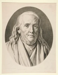 Benjamin Franklin, dopo una scultura di Jean-Antoine Houdon