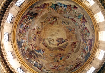 Cupola della Chiesa di Val de Grace dipinta da Pierre Mignard