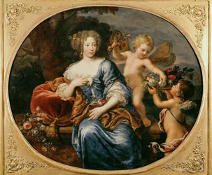 Madame de Montespan, amante di Luigi XIV ... (dipinto su tela)