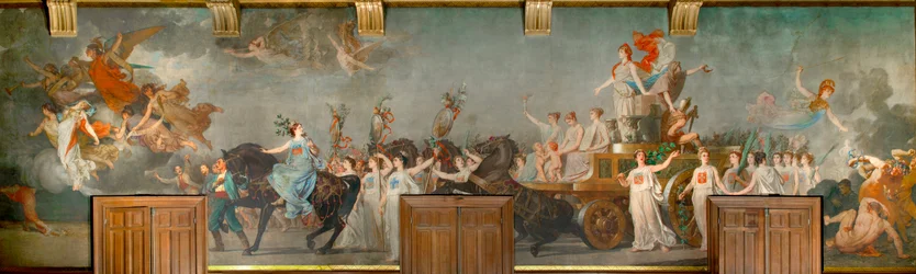 Affresco "Il trionfo della Repubblica"