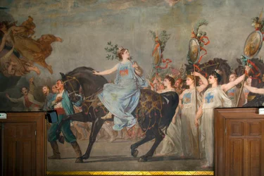 Affresco "Il trionfo della Repubblica"