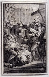 Belphegor - in “Tales et nouvelles en vers” di Jean La Fontaine. 1776. Illustrazione di P.P. Choffard.