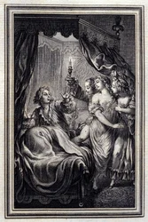 Non notiamo mai tutto - in "Racconti e novelle in versi" di Jean La Fontaine. 1776. Illustrazione di P.P. Choffard.