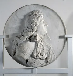 Basso rilievo che rappresenta Luigi XIV in medaglione