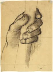 Caricatura di una mano che regge un