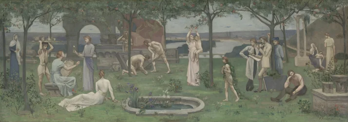 Inter artes et naturam Tra arte e natura, ca. 1890-95