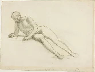 Nudo maschile reclinato