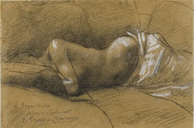 Studio di donna addormentata, circa 1867