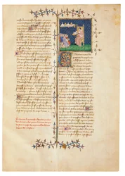Pagina da "De Proprietatibus Rerum" di Bartholomeus Anglicus, nella traduzione francese di Jean Corbechon