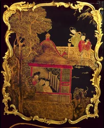 Pannello laterale di una commode Luigi XV, c.1745