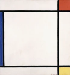 Composizione III con rosso, giallo e blu