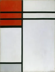 Composizione con rosso