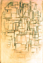 Composizione ovale senza titolo 1914
