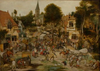 La fiera del villaggio Kermis, prima del 1565