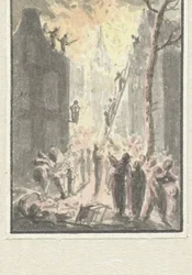Incendio in una casa