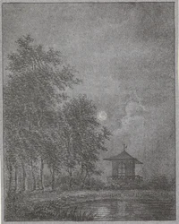 Giardino al chiaro di luna